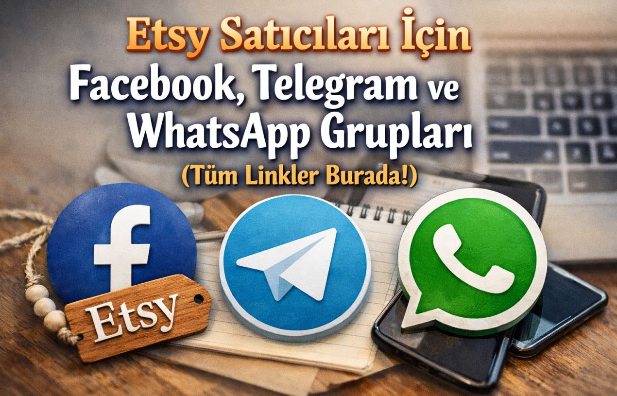 Etsy Satıcıları İçin Facebook, Telegram ve WhatsApp Grupları (Tüm Linkler Burada!)